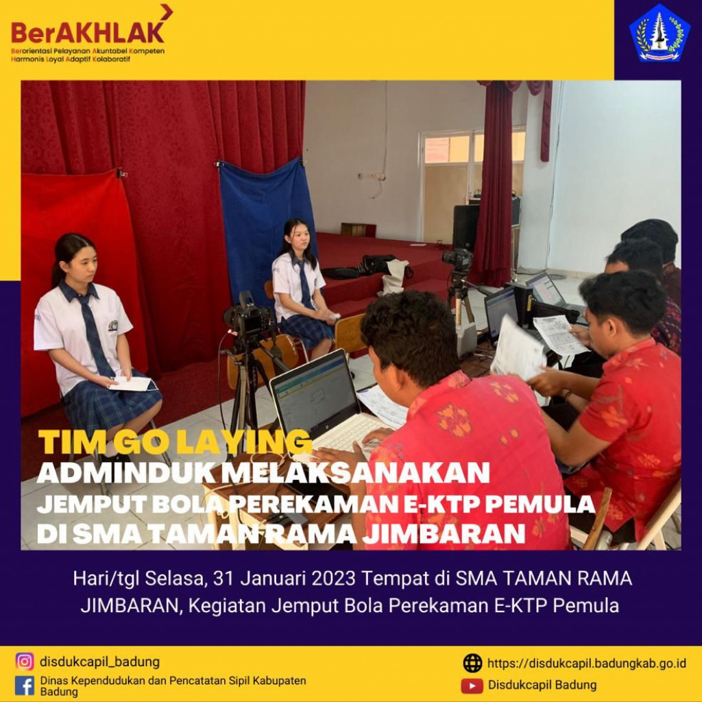 GO LAYING DI SMA TAMAN RAMA JIMBARAN